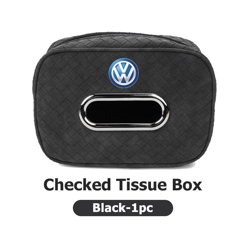 2026 saf7Car Paper Storage Bag Headrest Decor Backrest Tissue Box For Volkswagen VW Polo Jetta Sagitar Magotan Passat B5 B6 B7 CC Tiguan