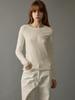Nowood Wool Tencel Round Tee (Ivory)
