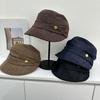 Retro Old Money Wind Pleated Fashion Cap Women's Autumn Sunshade Sunscreen Literary and Artistic Face Small Equestrian Hat