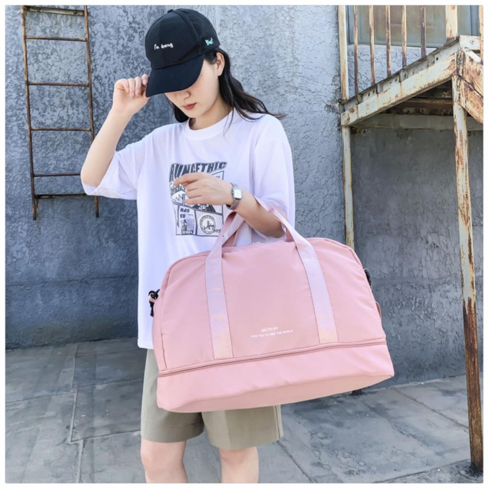 Shoe Compartment Yoga Fitness Bag New Large-capacity Outdoor Sports Travel Bag Dry and Wet Separation Shoulder Hand Luggage Bag