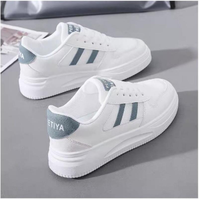 Spring new little white shoes women's breathable street shooting board shoes women's thick-soled muffin women's shoes