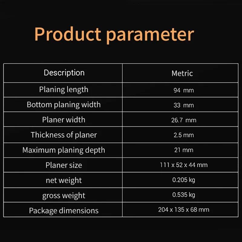 Carpenter Wood Planer DIY Hand Planer Mini Hand Planer Carpentry Easy Operated Hand Wood Planer Diy Woodworking Tools