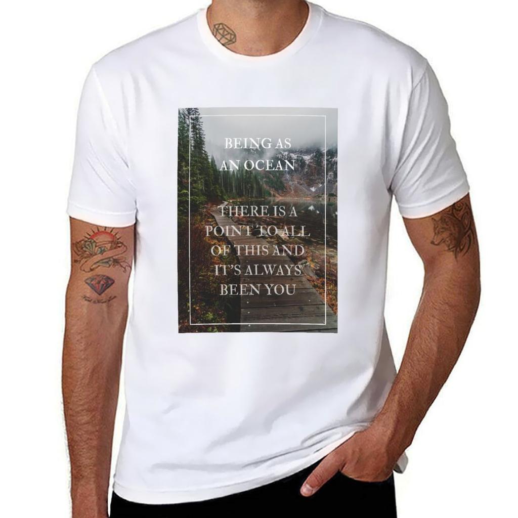 Being As An Ocean Tshirt Big And Tall Short Sleeve Tee