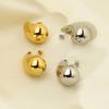 Venta Caliente Pendientes de Gota de Agua Brillantes Premium Acero Inoxidable Chapado en Oro de 18K Pendientes Impermeables de Lujo Ligero Pendientes