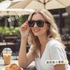 European And American New Metal Box One-Piece Spice Girl Fashion Sunglasses Outdoor Versatile Street Sunglasses Trendy Glasses Women