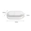 Cut Pill Box.304 Stainless Steel Blade.Portable Medicine Dispenser.No Need To Break By Hand.Suitable For Multiple Types Of Pills