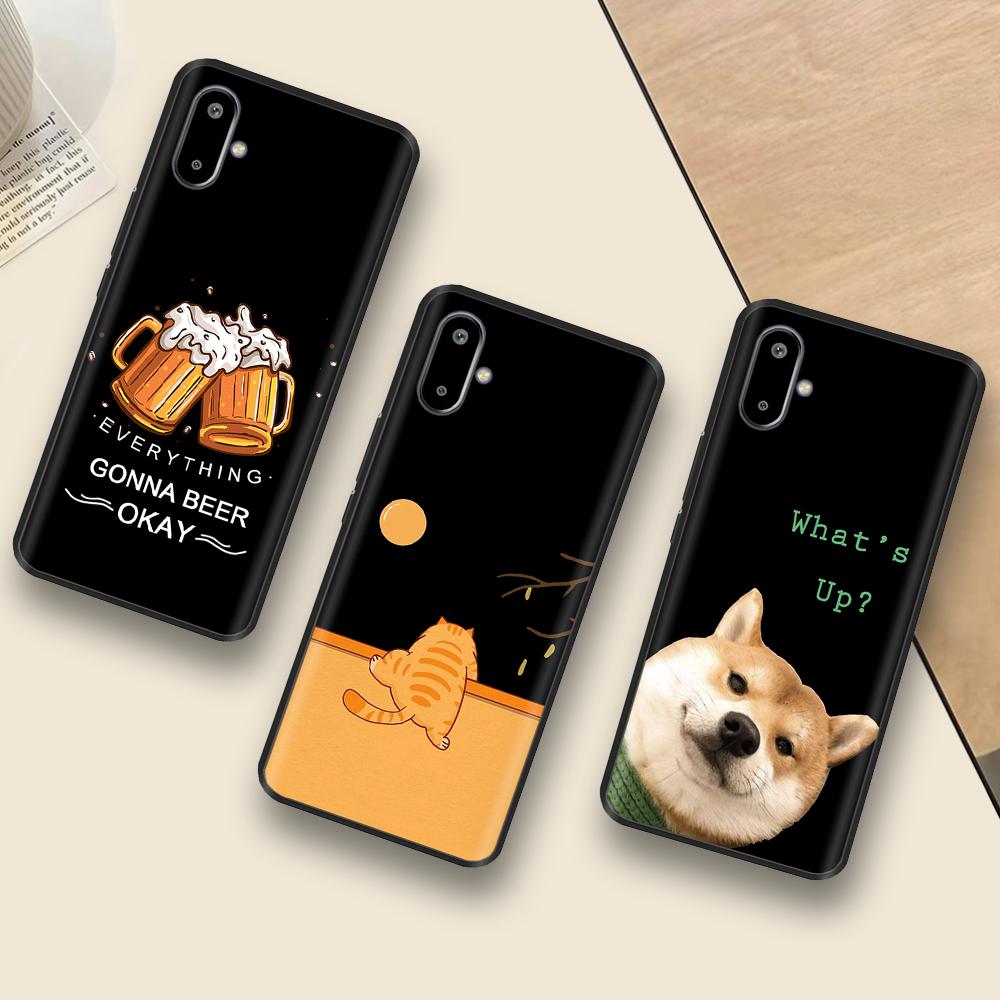 For Samsung Galaxy M06 5G Case SM-M066B Cute Cartoon Painted Soft Silicone TPU Cover For Galaxy F06 Phone Cases Shockproof Shell