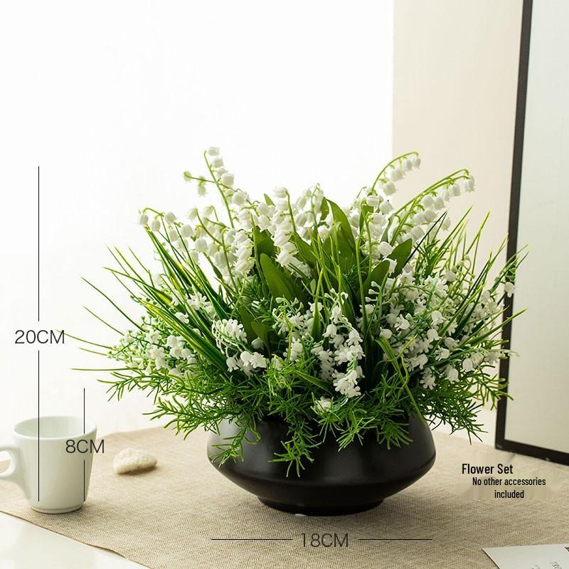 Nordic Modern Faux Flower Bouquet for Indoor Living Room or Dining Table Decor