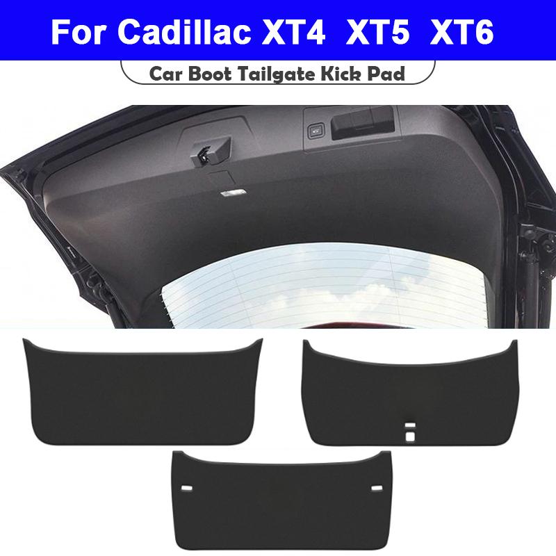 Fit Car Trunk Mat for For Cadillac XT4 XT5 XT6 2016-2025 Tailgate Boot Liner Pu Leather Waterproof Anti-Kick Accessories