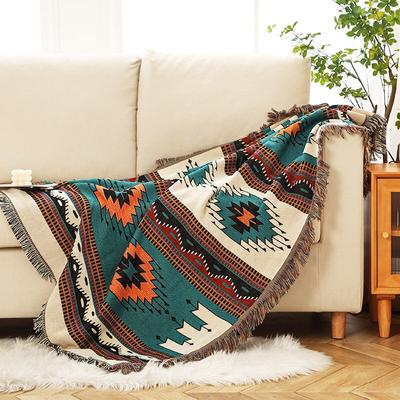 Plaid Print Blankets Knitted Sofa Cover Blanket Striped Room Bedside Blanket for Bed Home Rugs Camping Picnic Blanket Christmas
