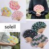 Nishikawa Shouroku Shoten Sommer-Faltfächer mit Fächerbeutel, Soleil, Geschenk für Damen, Modischer Faltfächer, Muttertagsgeschenk (Buntes Katzendesign)