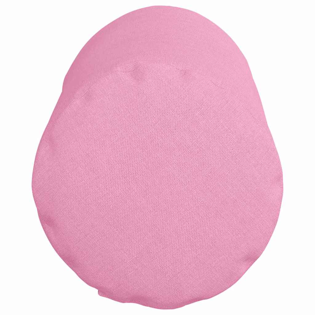 Bolster Cushions (2 pcs) Pink Ø 15 x 40 cm Fabric
