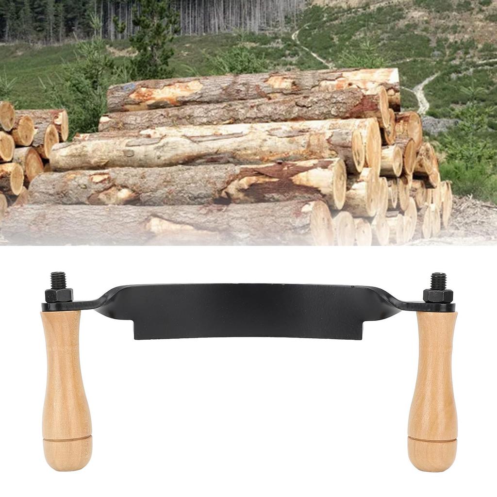 Bark Stripping Hand Tree Bark Draw Shave Fast and Comfortable Ergonomic Easy Sharp Iron Woodworking Tool, Scraper, Tool, Efficient, Grip, Design,