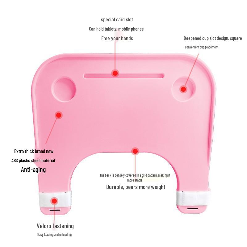 Multifunctional Wheelchair Dining & Safety Table: Non-slip, Thickened, Removable, Universal Fit.