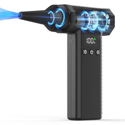 Dennoch elektrischer Luftstaubsauger mit Luftstrom 8000mAh 200 Minuten Dauerbetrieb LCD zwei LED und ein Perfekt für Autoreinigung das und und Wegblasen Inklusive eines