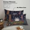 Three-Piece Totoro Series Down Duvet Cover Set with Digital Printing