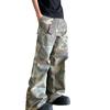 2024 Unisex American Retro Camouflage Flared Overalls