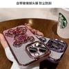 Applicable iPhone17PROMAX mobile phone case electroplating three-dimensional quicksand violent bear Apple 16 gradual change glitter all-inclusive