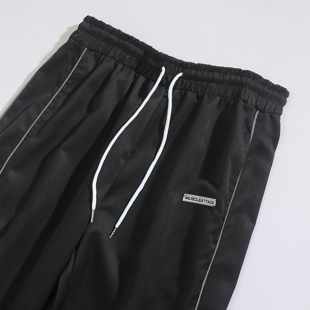 Men'S Retro Casual Sports Pants Fashionable Loose Pants