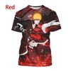 Moda Uomo Cool Kurosaki Ichigo Girocollo Casual Unisex Cosplay Maglietta Cool Anime Giapponese BLEACH Stampa 3D Maglietta Top