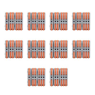 30Pcs Quick Terminal Block Wire Connector PushType Wiring Splitter Set SPL-P1/P2/P3