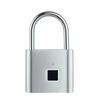 Smart Fingerprint Padlock Waterproof Zinc Alloy Biometric Padlocks USB Charging Fingerprint Lock Door Lock