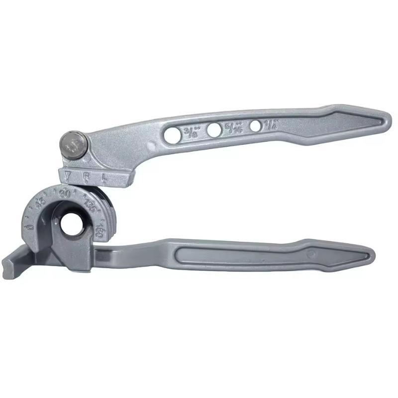 3 In 1 Tube Bender Multi-Function Pipe Bending Hand Tool 90 180 Degree Bending Fits 6mm 8mm 10mm Pipes for Metal Processing Work A1
