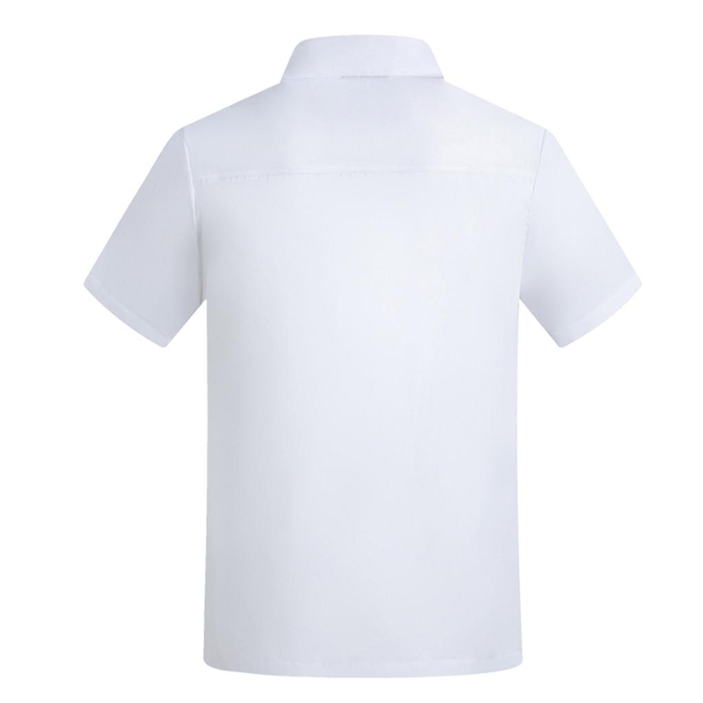 Chef Uniform Summer Short-sleeved Thin Work Clothes For Men And Women In Hotel Catering Kitchen Service Restaurant Baking Cakes