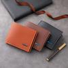 Men's Wallet Fashion Short Middle-aged Young People Simple Multi Slot Horizontal Bus Bank Card Bag