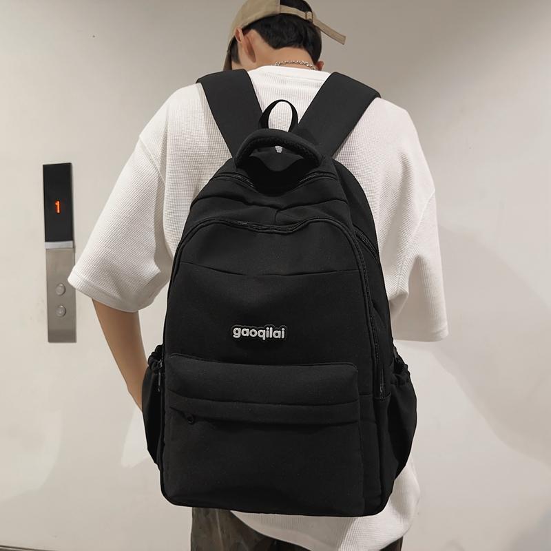 Мужской рюкзак с цветными блоками — фото 5