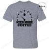 New Men's T-shirt Classic Short Sleeved Shirt COFFEE ECG EKG Summer Top Casual T-shirt CAFFEINE MEME Casual Women Tee Shirt Tops