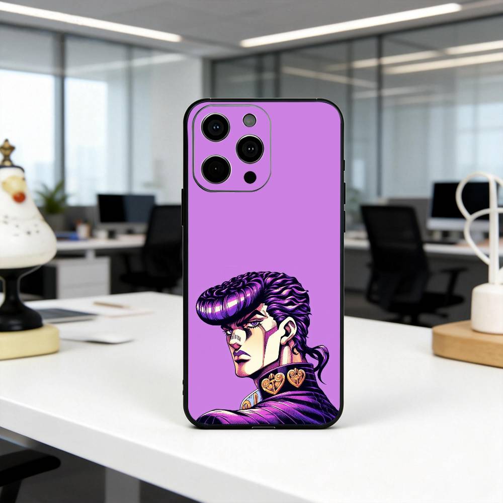 

COOL J-JoJo B-Bizarre A-Adventures Phone Case For iPhone 17, 16,15,14,13,12,11 Plus,Pro Max, Others Soft Black Cover iPhone16e