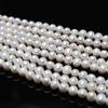 1String, White Natural Freshwater Pearls, Handmade Round Pearl Beads, 10-11 Mm, for DIY Necklace Accessories, Jewelry Making, Women Gift, 36 Cm