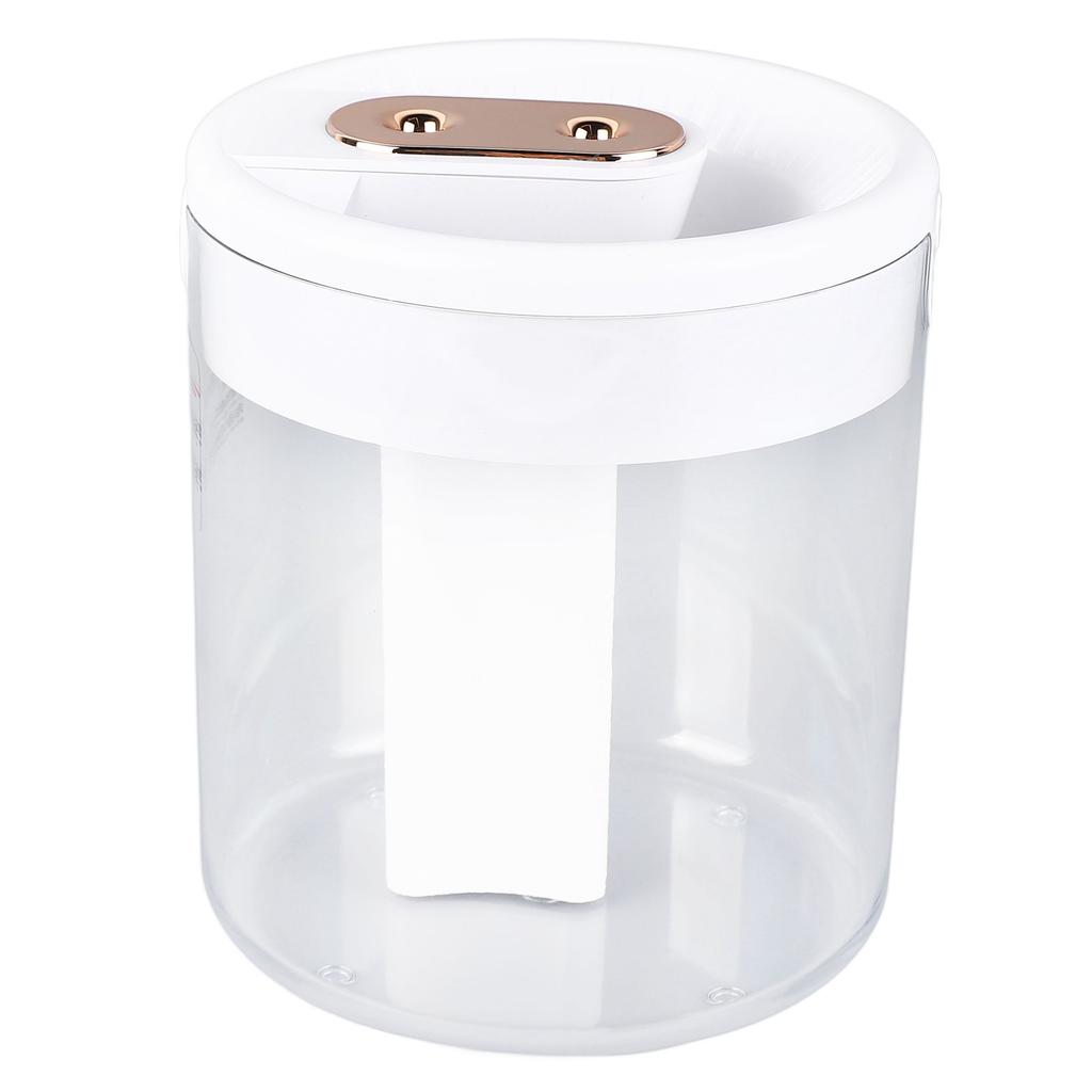 Humidifier 2L White Large Capacity Double Nozzle Mist Humidifier Home Bedroom Office Mute USB Night
