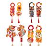 2025 New Year Door Handle Decoration with Tassels Cartoon Hanging Traditional