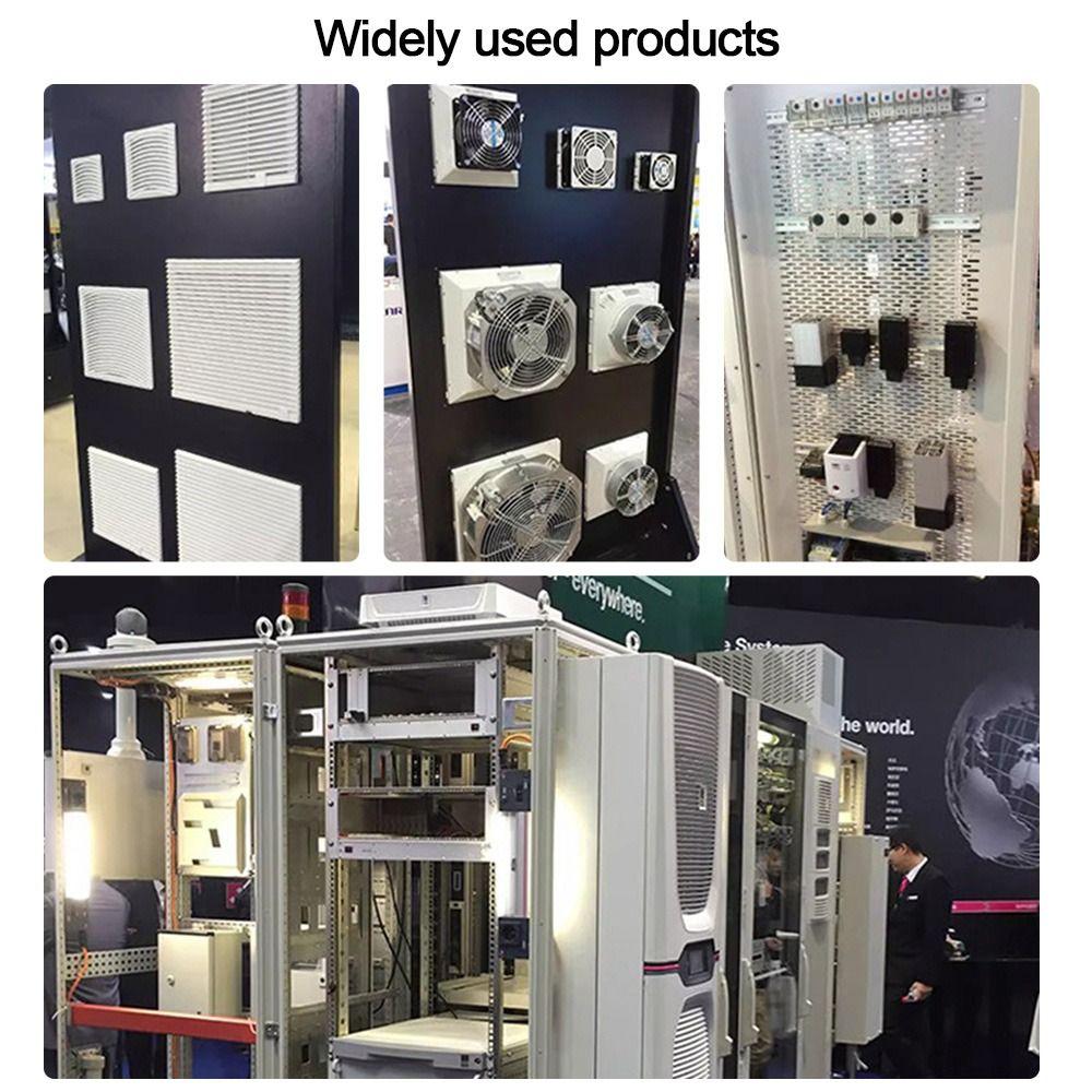 ABS Shutters Fan Grille Without Fan Dust-proof Louver Cabinet Ventilation Filter