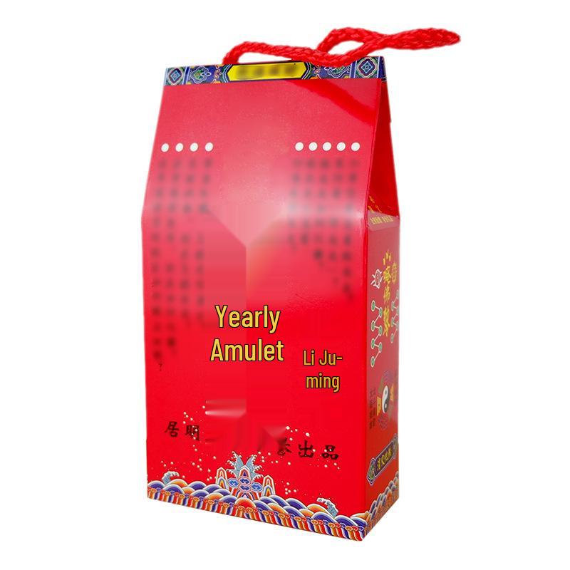 

Li Ju-ming 2026 Tai Sui Amulet: Year of the Horse, Rat, Ox, Rabbit Luck and Peace Charm.