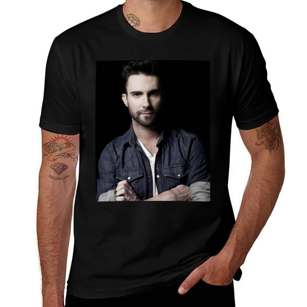Adam Levine TShirt Plus Size Basic Cotton TShirt