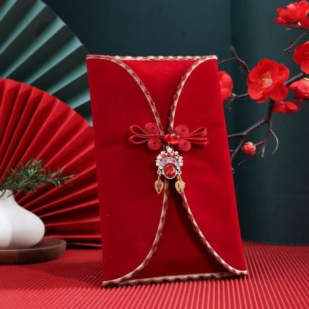 Luxury Big Red Envelope Traditional Ten Thousand Yuan Red Envelope  Gift Giving