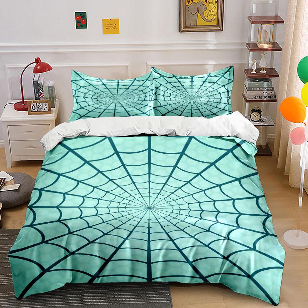 

Spiderweb-inspired geometric pattern. Bedding sets Duvet cover sets Duvet covers Pillowcases(1 * Duvet Cover 2 * Pillowcases, without duvet insert) 135x200cm
