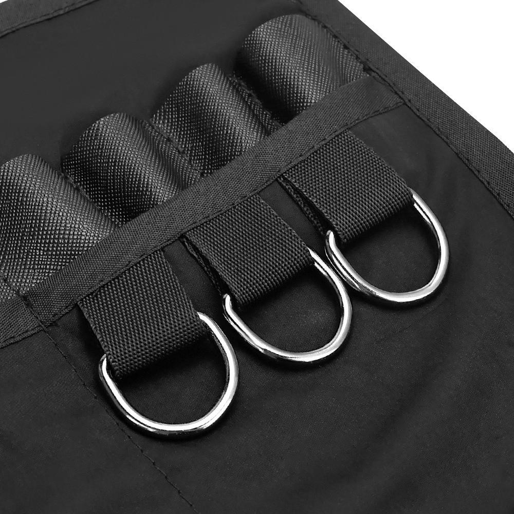 Cinto de Artista com Tira 2 Fileiras Bolsa Avental Impermeável Meio Avental para Cabeleireiro para Mulheres