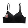 Seamless Push-Up Sports Bra for Teen Girls - Anti-Sagging, Thin Latex, Comfortable Fit