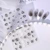 Korean Style 5D Flower Nail Art Stickers - Versatile DIY Adhesive for Fresh, Stylish Designs