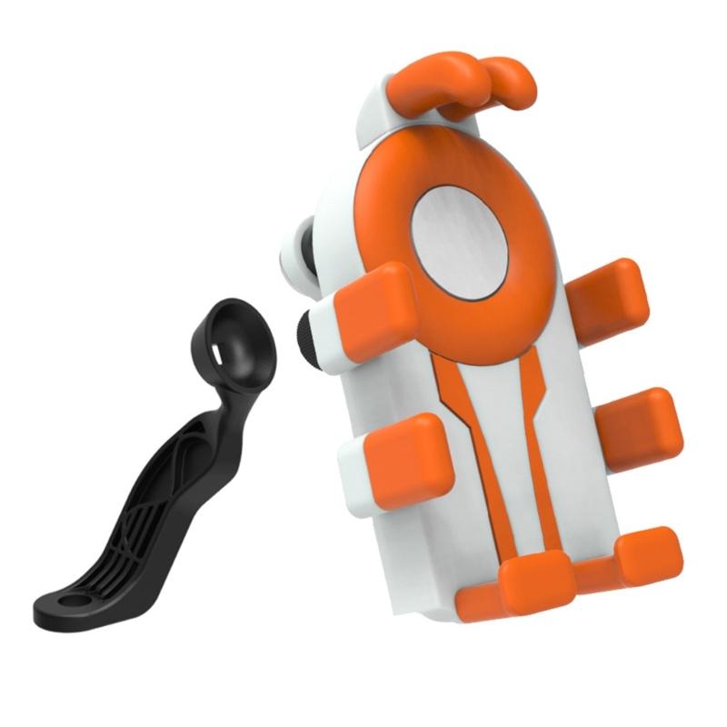Shockproofed Cycling Phone Mount Nonslip Handlebars Clamp Cycling Gear for Outdoor Sport