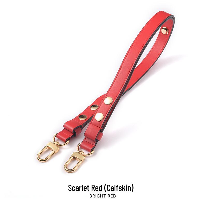 MHS-C-38 Adjustable Three-Speed Brown Women's Underarm Bag with Rivet Shoulder Strap, 26 Wash Bag Transformation.