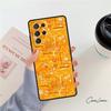 Vintage Seamless Chemistry Laboratory phone case For Samsung Galaxy S24 S25 S23 S22 Ultra Note 10 20 Plus S20 S21 FE Cover