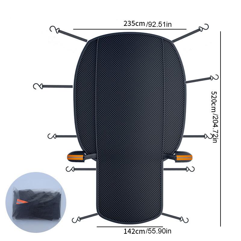 

Universal Waterproof Car Cover with Sun and Frost Protection Cover with orange reflective strip