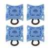 4 Body Clips Nylon Liner Fastener Rivet Push Type Retainer