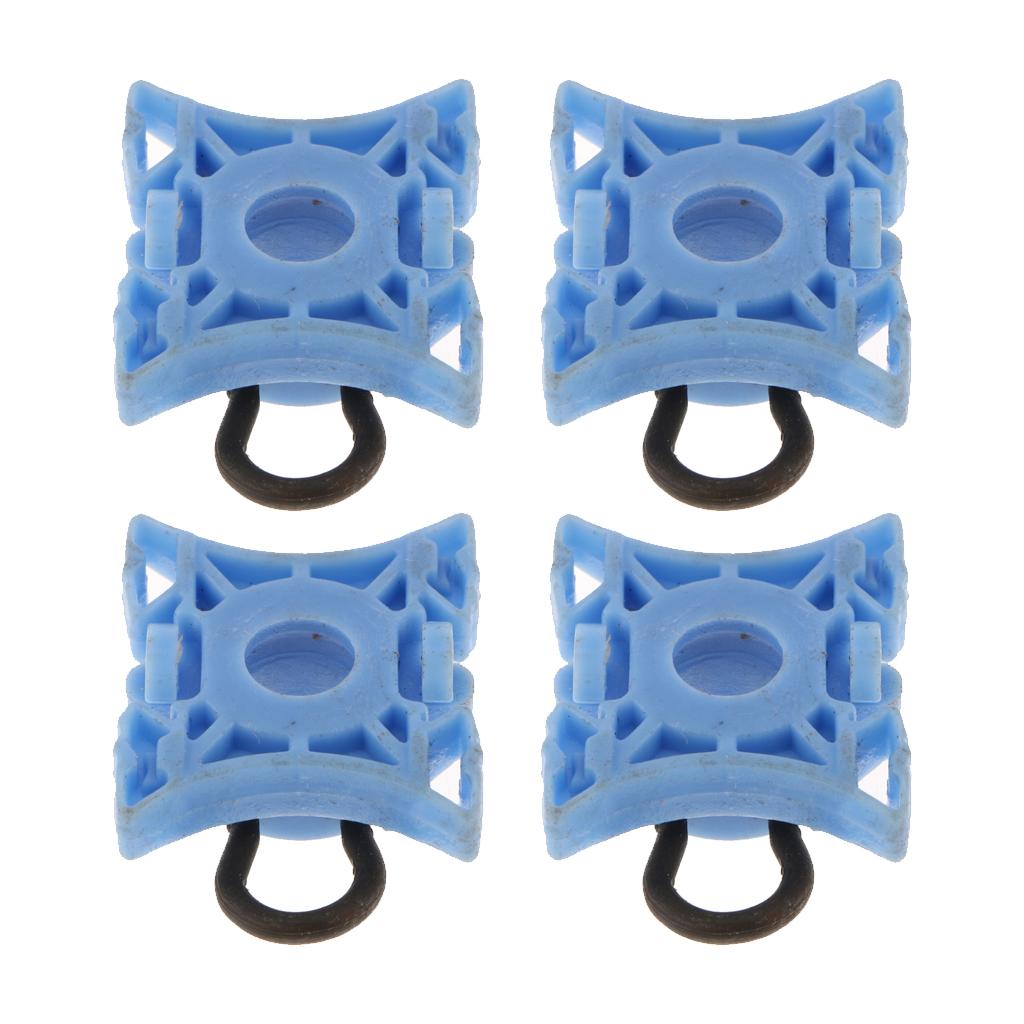 4 Body Clips Nylon Liner Fastener Rivet Push Type Retainer