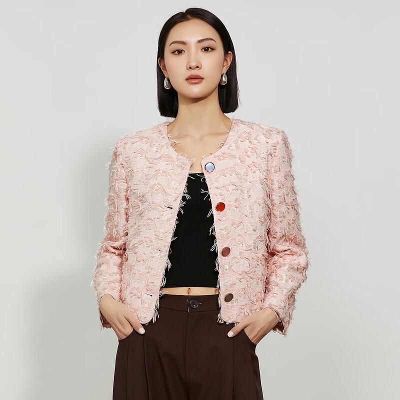 

TATU Women s Little Fragrance Style Long-Sleeve Short Jacket M